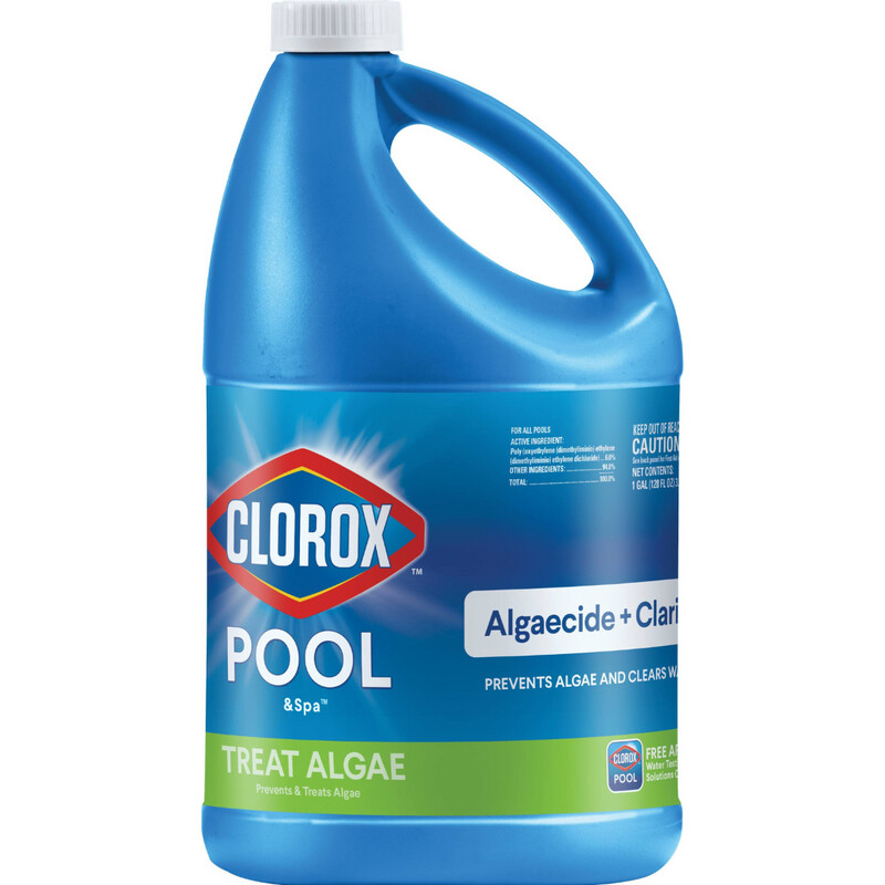 CLOROX ALGAECIDE &amp; CLARIFIER 128OZ 42128CLX