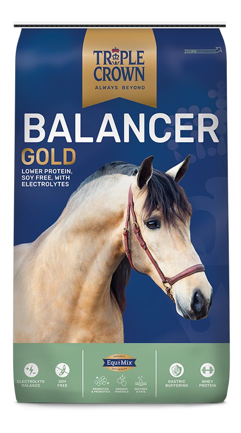 TRIPLE CROWN BALANCER GOLD 50LB