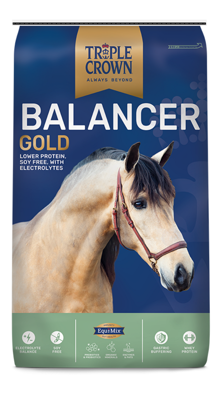 TRIPLE CROWN BALANCER GOLD 50LB