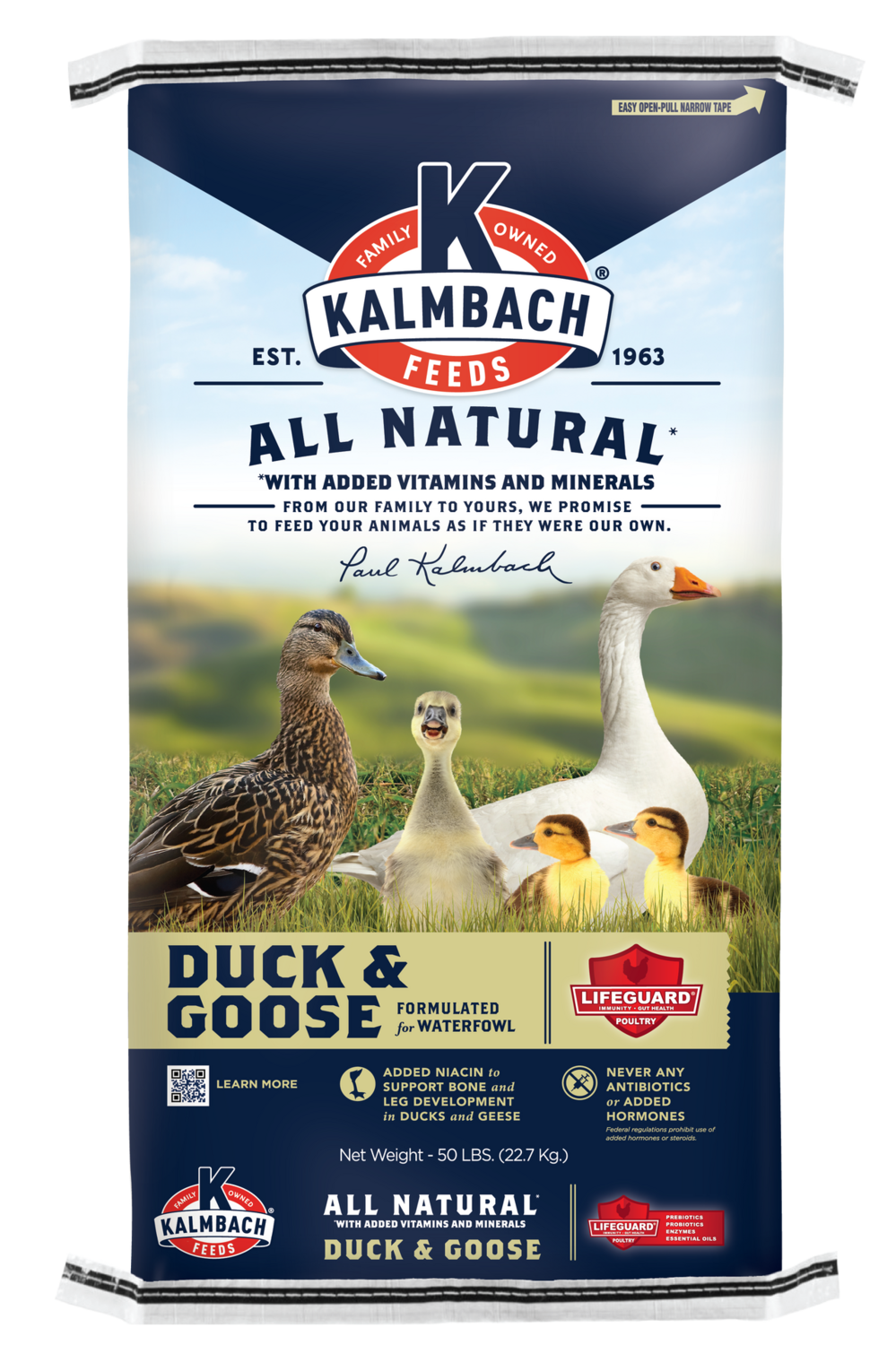 DUCK &amp; GOOSE PELLETS 50LB