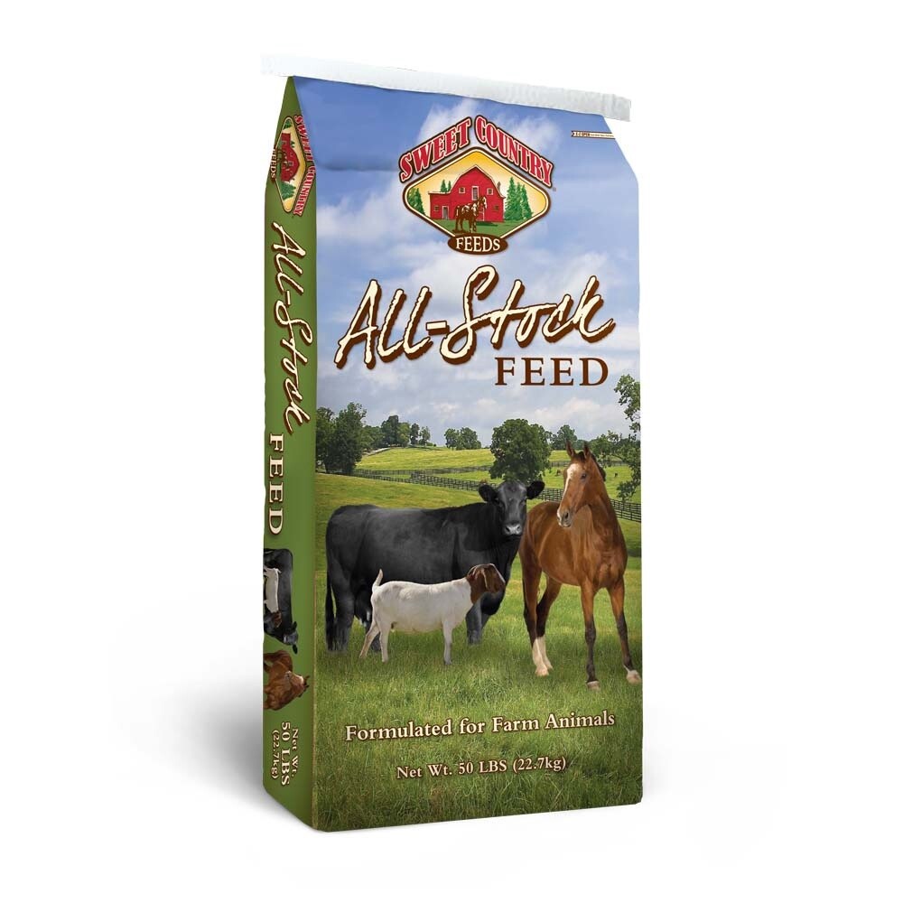 ALL STOCK 14% 50LB NON-GMO SOY FREE PELLETS