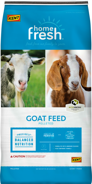 HOME FRESH GOAT 16% GROW &amp; FINISH DQ PELLET 50LB MEDICATED