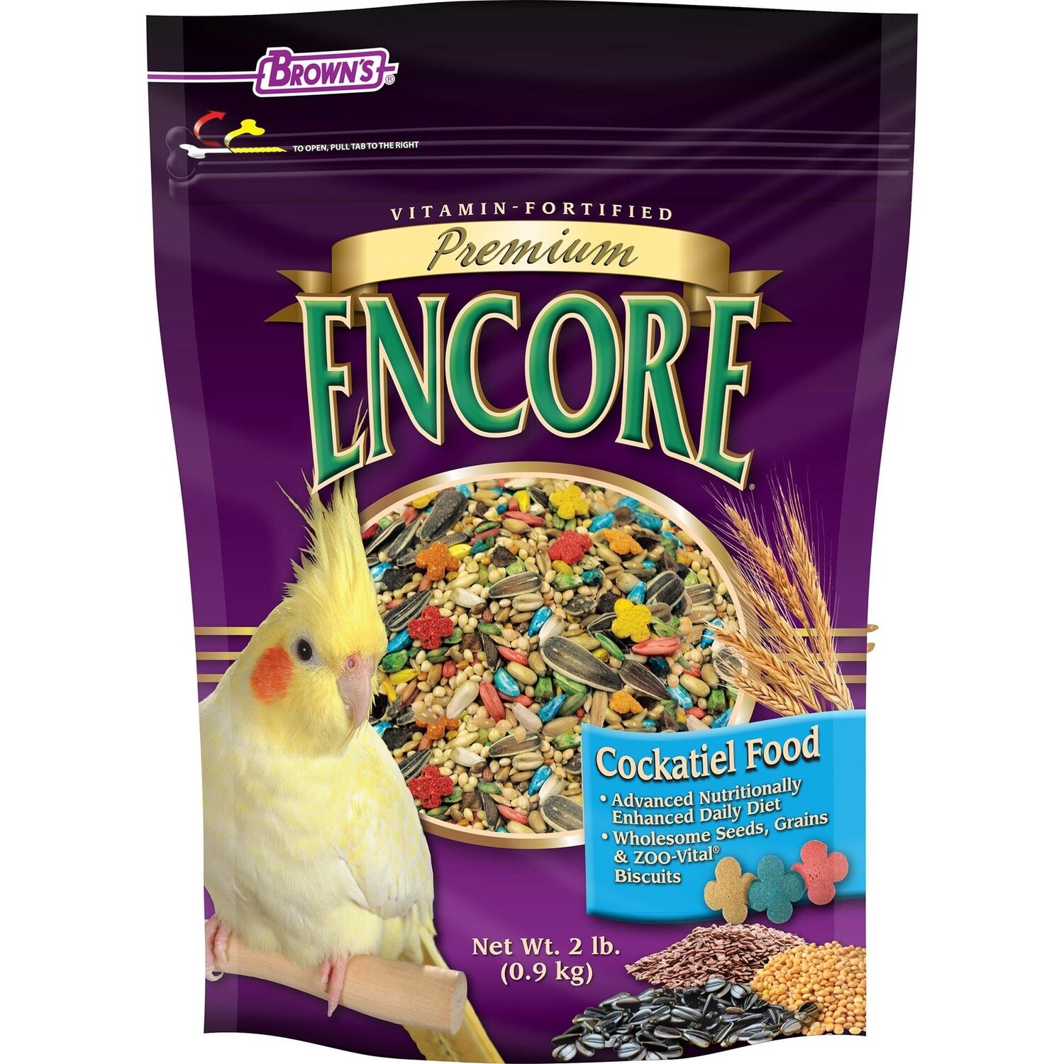 ENCORE COCKATIEL 2LB