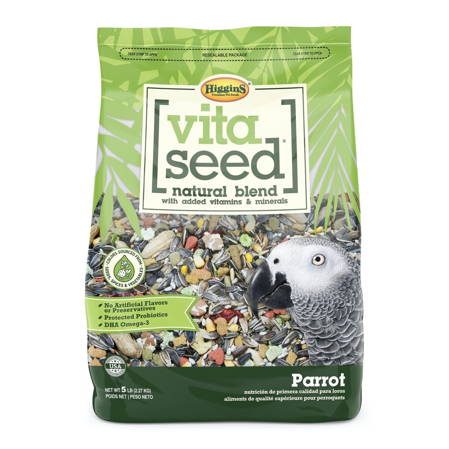 HIGGINS VITA SEED PARROT 5LB