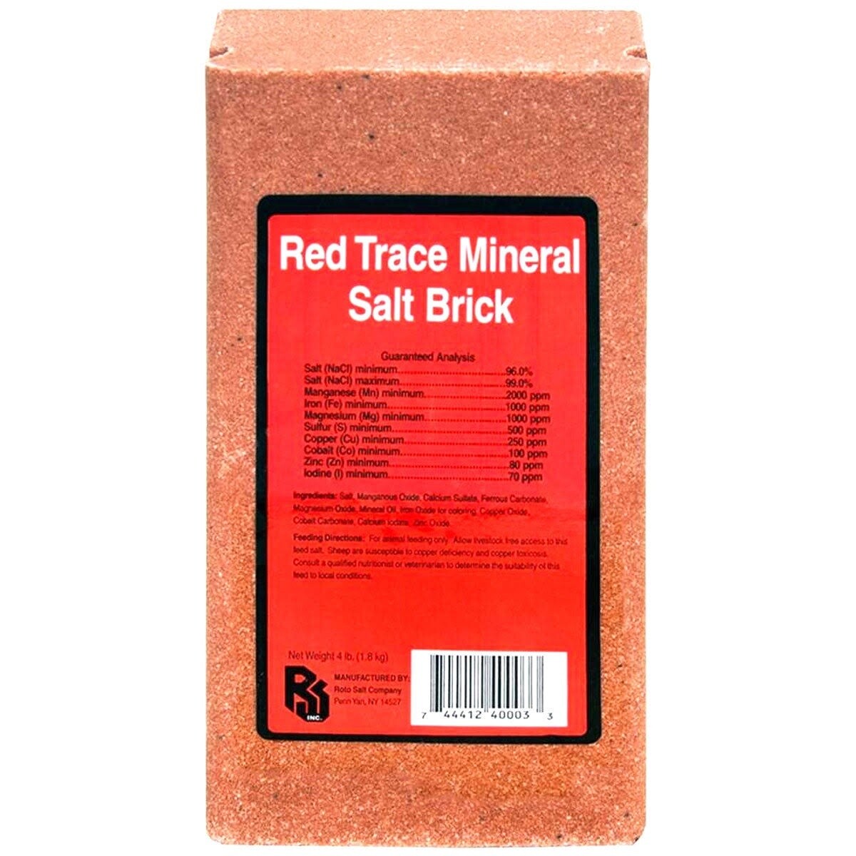 TRACE MINERAL SALT BRICK 4LB