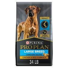 PRO PLAN DOG LARGE BREED ADULT CHICKEN &amp; RICE 34LB