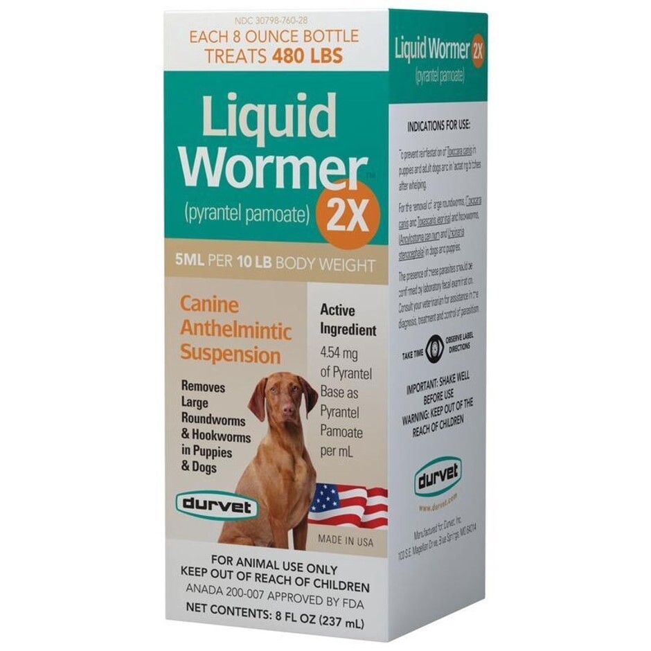 LIQUID WORMER 2X DOG 8OZ