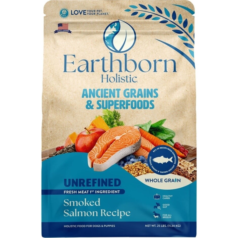 EARTHBORN DOG UNREFINED SMOKED SALMON 25LB
