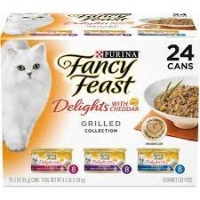 FANCY FEAST GRILLED CHEDDAR 24/3OZ