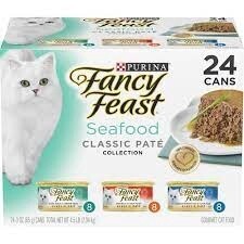 FANCY FEAST SEAFOOD PATE 24/3OZ