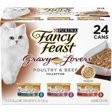 FANCY FEAST POULTRY &amp; BEEF GRAVY LOVERS 24/3OZ