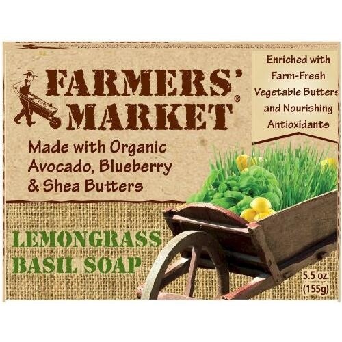 FARMERS MARKET LEMON &amp; BASIL SOAP