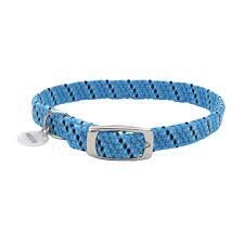 CAT COLLAR STRETCH LIGHT BLUE