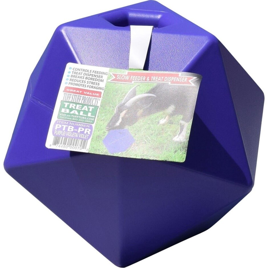 TUFF STUFF TREAT DISPENSER PURPLE