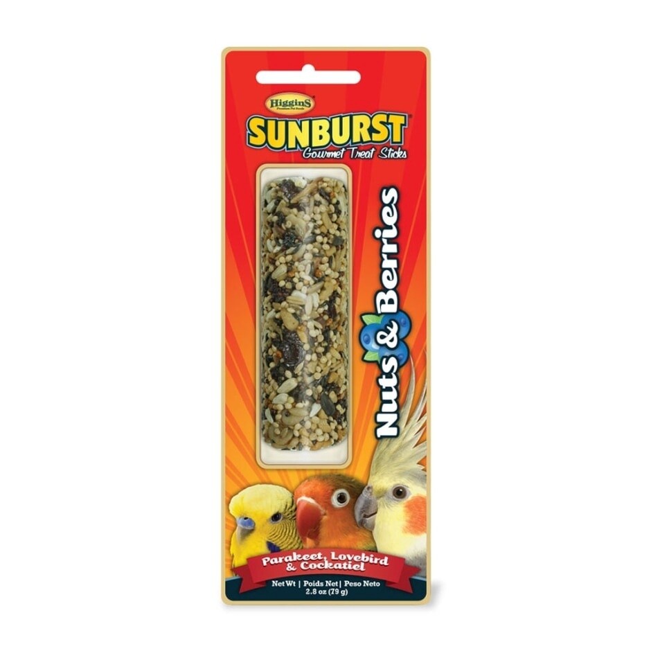 NUTS &amp; BERRIES TREAT STICK PARAKEET/COCKATIEL