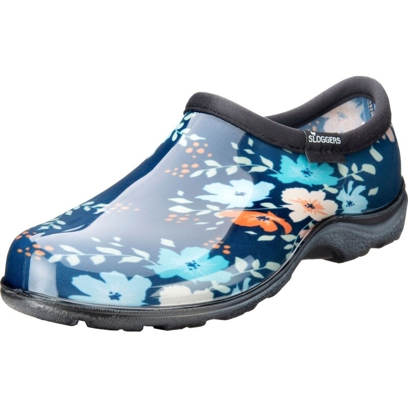 SLOGGERS BLUE FLORAL SHOE 9