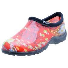 SLOGGERS RED PRINT SHOE 7