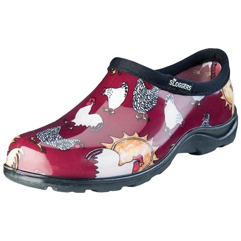 SLOGGERS RED CHICKEN SHOE 6