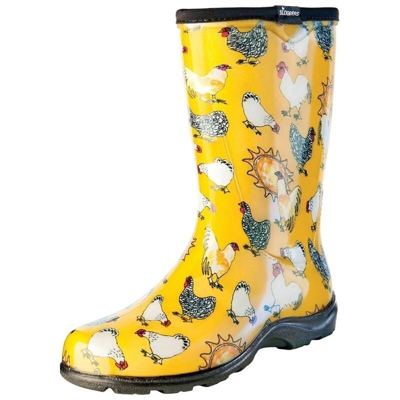 SLOGGERS YELLOW CHICKEN BOOT 10