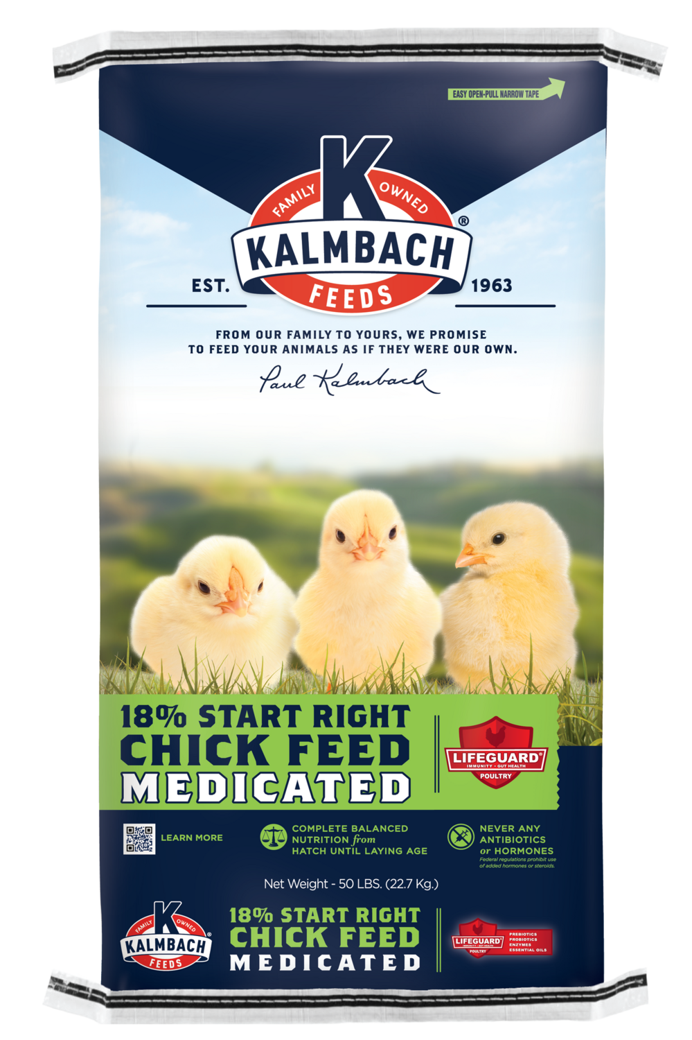 START RIGHT MEDICATED CHICK FEED 50LB