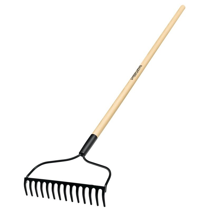 BOW RAKE 14-TINE WELDED WOOD HANDLE TBX