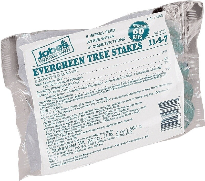 EVERGREEN TREE SPIKES 5PK
