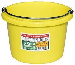PLASTIC PAIL 5QT YELLOW