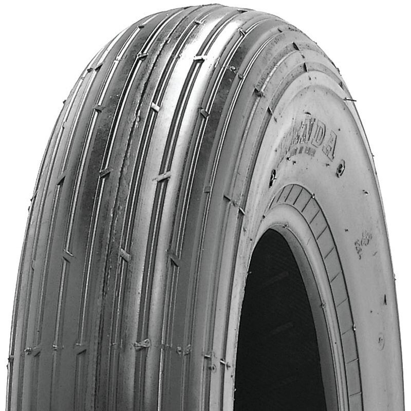 TR-82 RIBBED TREAD WHEEL 8IN