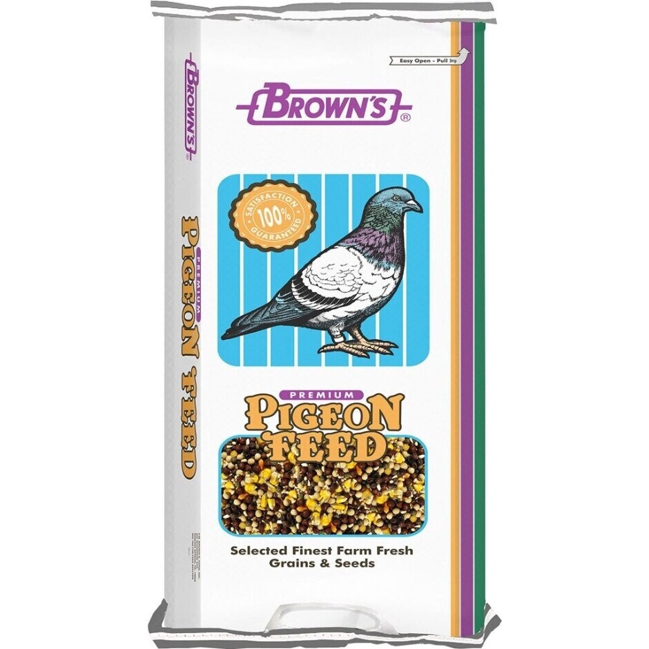 PIGEON CONDITIONER 50LB BROWNS