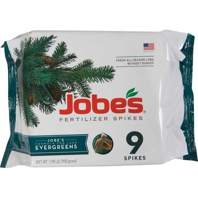 JOBES EVERGREEN SPIKES 9PK