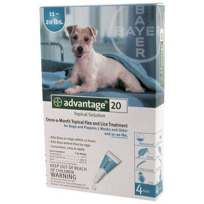 ADVANTAGE MED 11-20LB 4PK