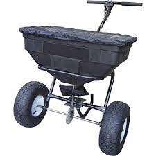 BROADCAST SPREADER 125LB (BLACK)