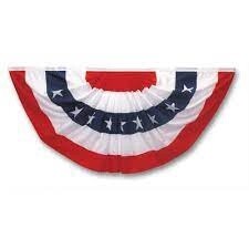 FLAG USA BUNTING MINI 1-1/2X3