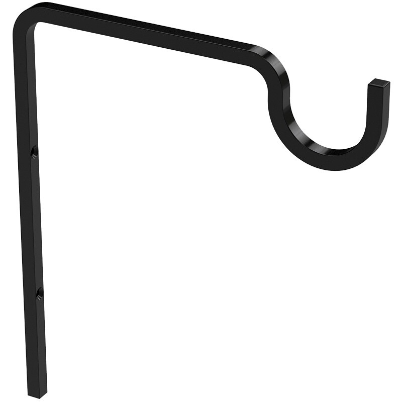 N275-507 HOOK WALL EXTENDED BLACK