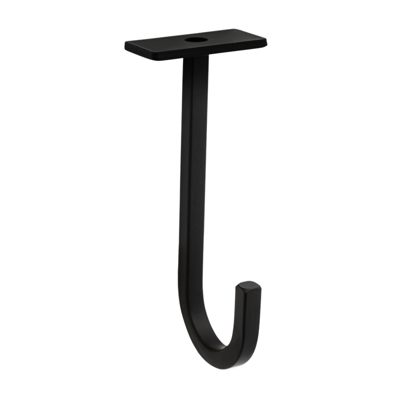 N275-510 HOOK CEILING EXTENDED BLACK