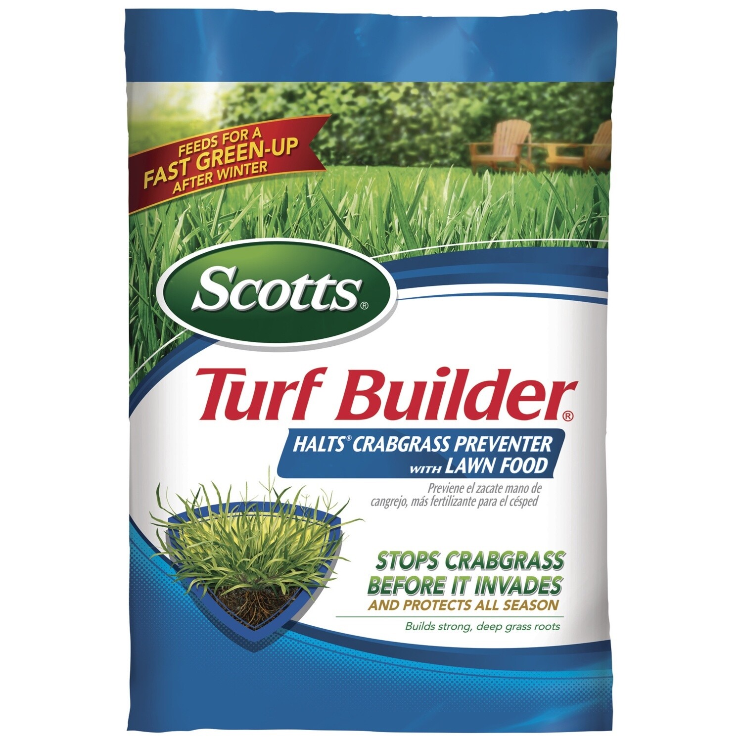 SCOTTS TURF BUILDER HALTS CRABGRASS PREVENTER 15M (15000-SQFT)
