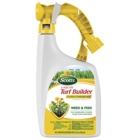 SCOTTS LIQUID TURF BUILDER WITH +2 WEED CONTROL QT
