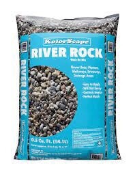 RIVER ROCK 3/4-1IN WHITE