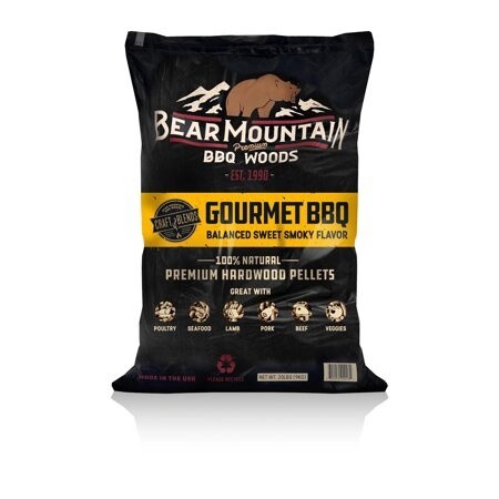 BBQ PELLETS GOURMET BBQ CRAFT BLEND BEAR MOUNTAIN