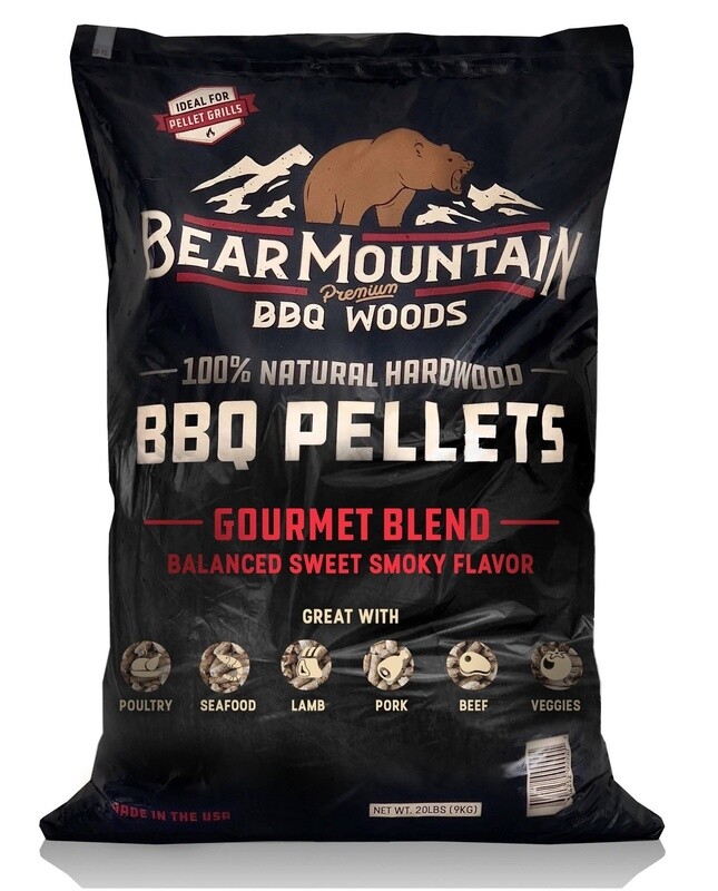 BBQ PELLETS GOURMET BLEND BEAR MOUNTAIN