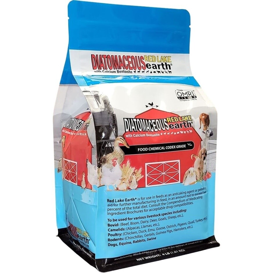DIATOMACEOUS EARTH 4LB RED LAKE