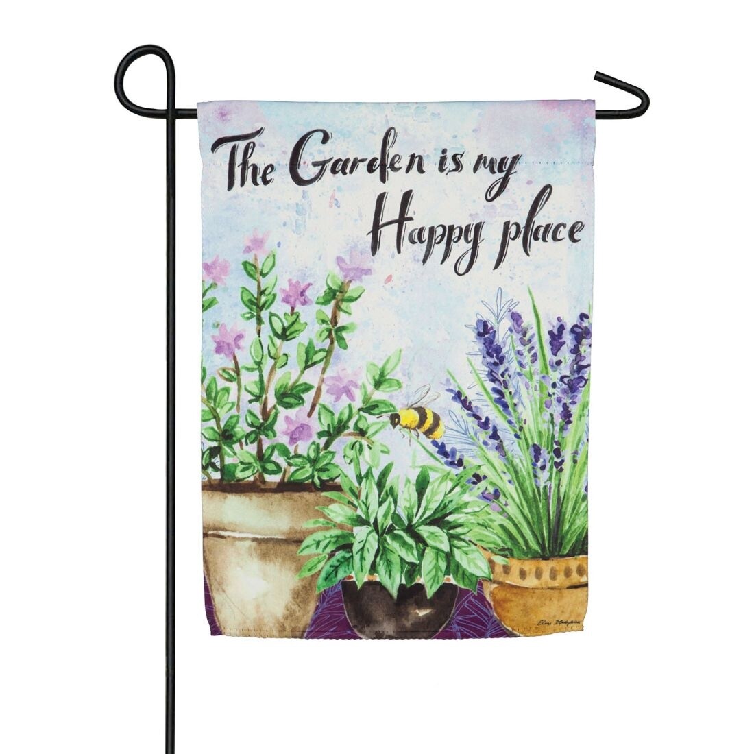 GARDEN HAPPY PLACE FLAG