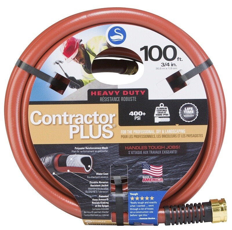 GARDEN HOSE 100FT 3/4IN RUBBER/VINYL