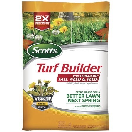 SCOTTS TURF BUILDER WINTERGUARD FALL WEED &amp; FEED 15M (15000-SQFT)