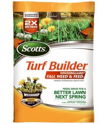 SCOTTS TURF BUILDER WINTERGUARD FALL WEED &amp; FEED 4M (4000-SQFT)