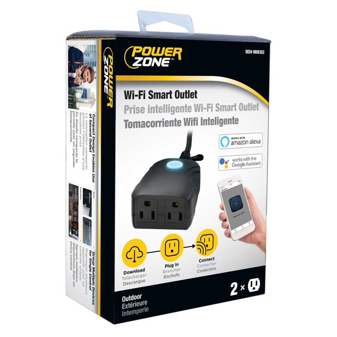 OUTLET WIFI CONTROLED OUTDOOR 2-OUTLET