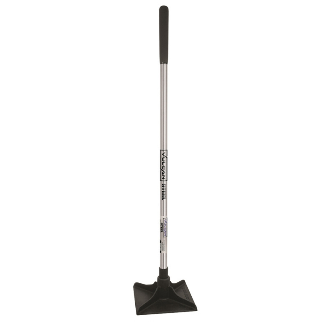 TAMPER STEEL HANDLE 10X10IN
