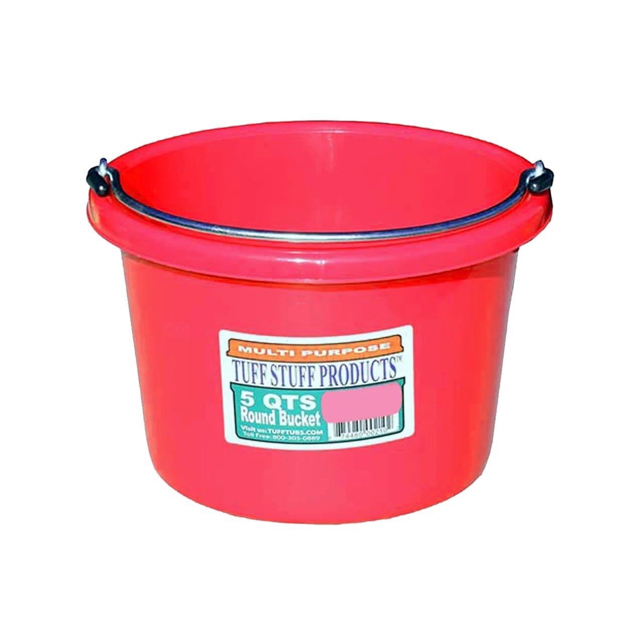 PLASTIC PAIL 5QT RED