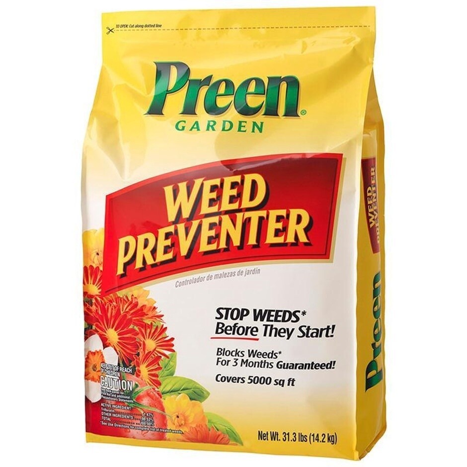 PREEN GARDEN WEED PREVENTER 31.3LB 5M (5000-SQFT)