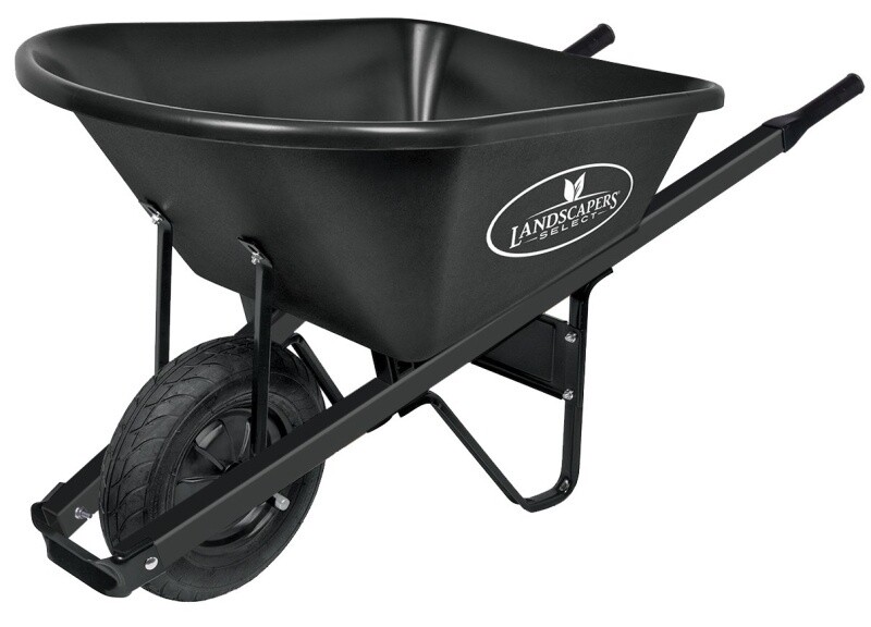 WHEELBARROW 6CUFT POLY